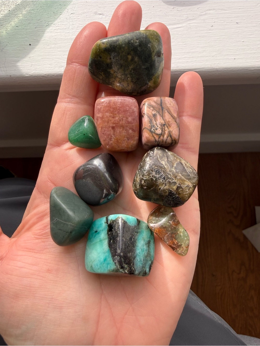 Rare / uncommon crystal tumble stone bundle